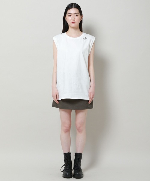 ALAND(エーランド)の「【UNISEX】ALAND/ノースリーブT 2907398(Tシャツ/カットソー・レディース・ベージュ/ブルー/チャコール/オフホワイト・FREE)」の16枚目の写真