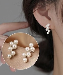 バブルパールピアス