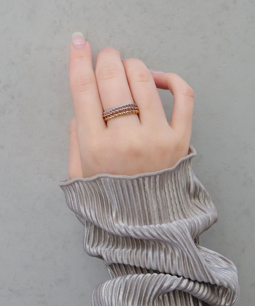 blackdia ocean(ブラックダイヤオーシャン)の「blackdia ocean ツイストロープリング(リング・レディース・ゴールド/ピンクゴールド/シルバー・7号/9号/11号/13号/15号/18号)」の13枚目の写真
