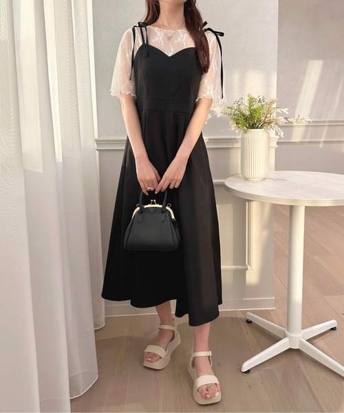 apres jour(アプレジュール)の「カップ付きキャミ+レースプルオーバー【ZOZOTOWN限定アイテム】(Tシャツ/カットソー・レディース・アイボリー/オフホワイト/ブラック・フリー/X-LARGE)」の18枚目の写真