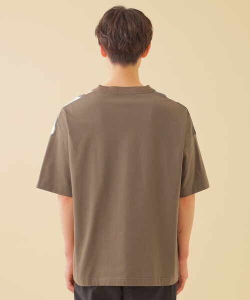 大人気Lサイズ！CBチェック 総柄 クルーネック Tシャツ 半袖カットソー 