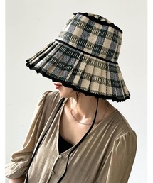 Re:EDIT | 柄プリーツハット(ハット)
