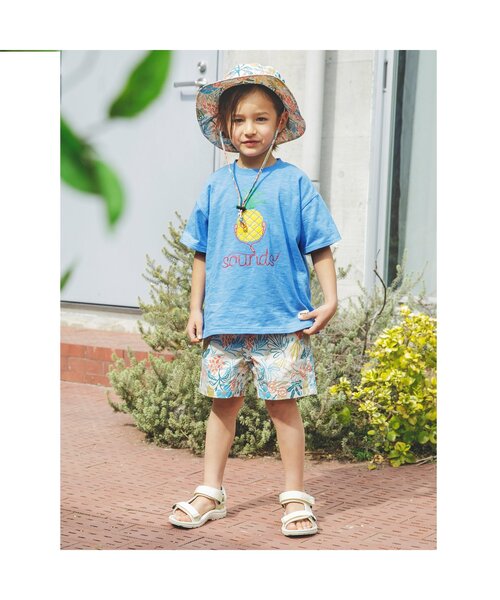 BREEZE(ブリーズ)の「3色3柄ミュージックTシャツ(Tシャツ/カットソー・キッズ・オフホワイト/ブルー/キャメル・90/100/110/120/130/140/150)」の4枚目の写真