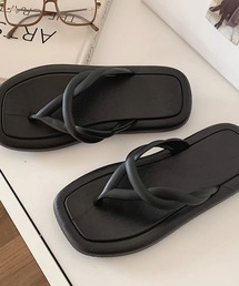 Dita Muaj.（ディータムアージュ）の「ナチュラルカラー ラバートングビーチサンダル（サンダル）」