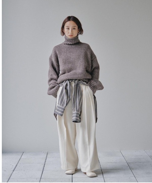 TODAYFUL - Todayful トゥデイフル Fringe Turtle Knit TODAYFUL（トゥデイフル）の「heavy turtle knit（Tシャツ