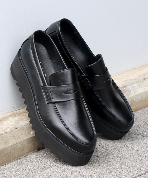 セール】Love Hunter / 厚底ハイソールローファー コインローファー