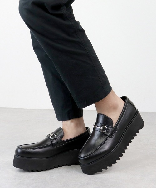 ☆ハンターローファー☆ 楽天市場】革靴 メンズ 厚底 コインローファー プレーントゥ