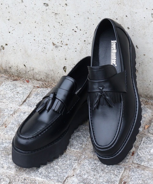 セール】Love Hunter / 厚底ハイソールローファー コインローファー