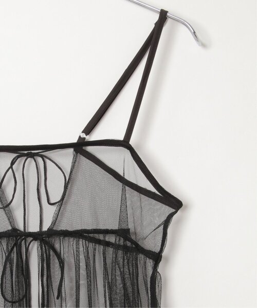 notch.(ノッチ)の「チュールレースキャミワンピース(ワンピース・レディース・ブラック/オフホワイト/チャコールグレー・M)」の16枚目の写真