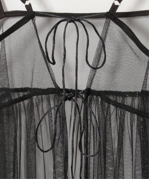 notch.(ノッチ)の「チュールレースキャミワンピース(ワンピース・レディース・ブラック/オフホワイト/チャコールグレー・M)」の20枚目の写真