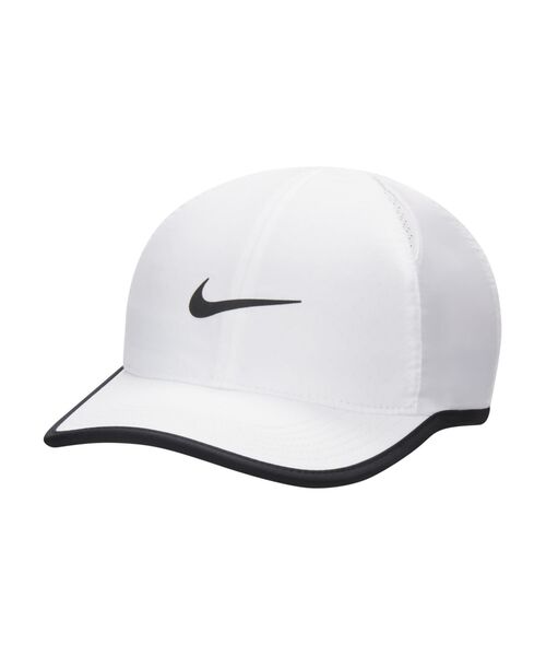 NIKE（ナイキ）の「ナイキ Dri-FIT クラブ キッズ アンストラクチャード フェザーライト キャップ / Nike Dri-FIT ClubKids' Unstructured Featherlight Cap（キャップ・キッズ・ブラック/ホワイト/ダークグリーン・ONE SIZE）」の4枚目の写真