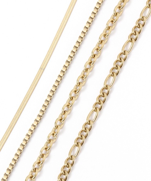 GLOBAL WORK（グローバルワーク）の「UNISEXアソートチェーンネックレス/964070（ネックレス・レディース・シルバー系その他3/シルバー系その他/ゴールド/ゴールド系その他4/ゴールド系その他/ゴールド系その他2/シルバー系その他2/ゴールド系その他3・FREE）」の12枚目の写真