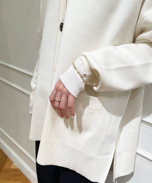 EMILY WEEK（エミリーウィーク）の「パウダリーコットンプルオーバー（Tシャツ/カットソー・レディース・ホワイト/チャコールグレー・FREE）」の9枚目の写真