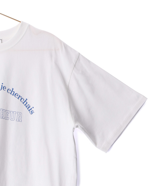 ROPE' PICNIC（ロペピクニック）の「リンクコーデ/BIGアソートロゴTシャツ（Tシャツ/カットソー・レディース・ホワイト/ブルー系その他6/チャコールグレー・38）」の9枚目の写真