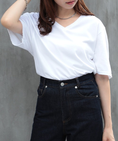 GILDAN(ギルダン)の「【GILDAN】4.5 oz ソフトスタイルVネック Tシャツ ※64V00 MURS(Tシャツ/カットソー・メンズ・チャコールグレー/グレー/ブラック/ネイビー/ホワイト/レッド・S/M/L/XL)」の8枚目の写真