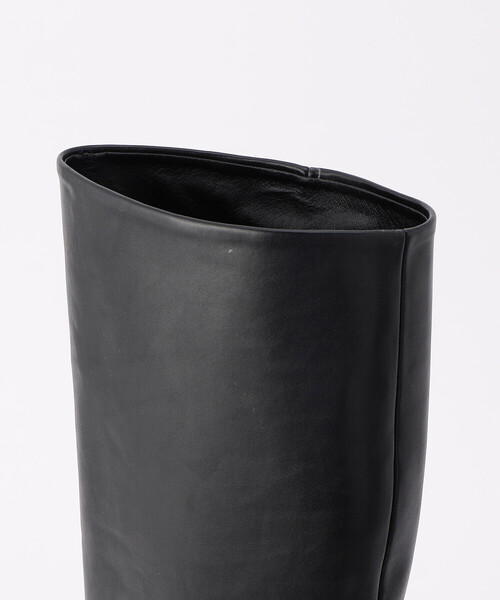 COMME CA ISM（コムサイズム）の「アーモンドトゥ　ロングブーツ（ブーツ・レディース・オフホワイト/ブラック・24.5cm/23.5cm）」の8枚目の写真