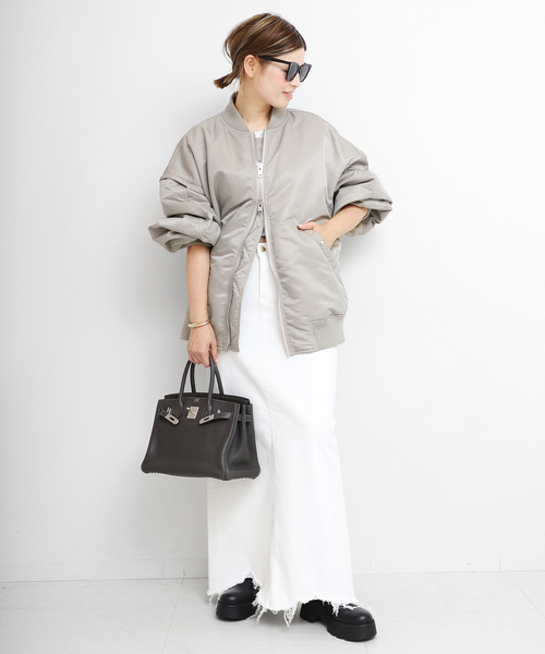 ジャケット・アウター Deuxieme Classe CALUX BOMBER JACKET MA1 セール】【CALUX/キャラクス】 BOMBER JACKET（MA-1）｜CALUX