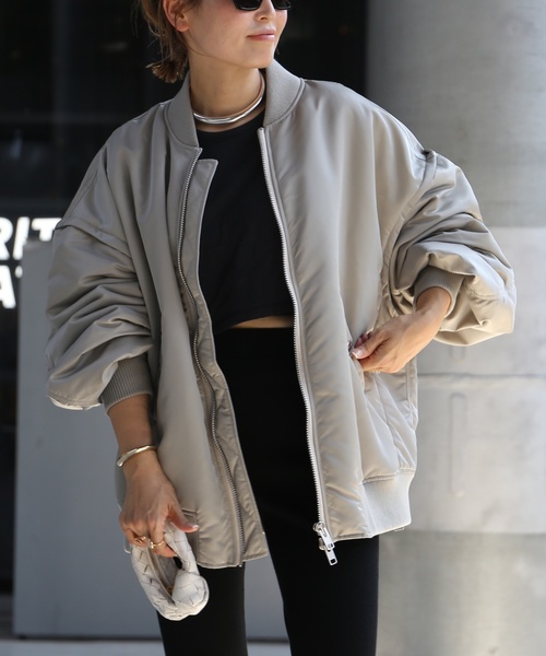 ジャケット・アウター Deuxieme Classe CALUX BOMBER JACKET セール】【CALUX/キャラクス】 BOMBER JACKET（MA-1）｜CALUX