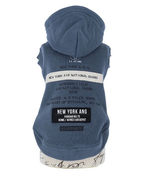 AVIREX/A.N.Gパッチ&プリントパーカー(ペットウェア)|AVIREX(アヴィレックス) AVIREX/A.N.Gパッチ&プリントパーカー(ペットウェア)|AVIREX(アヴィレックス)