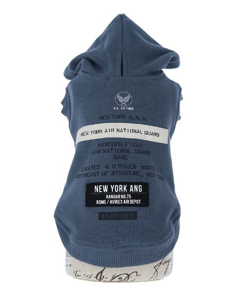 AVIREX/A.N.Gパッチ&プリントパーカー(ペットウェア)|AVIREX(アヴィレックス) AVIREX/A.N.Gパッチ&プリントパーカー(ペットウェア)|AVIREX(アヴィレックス)