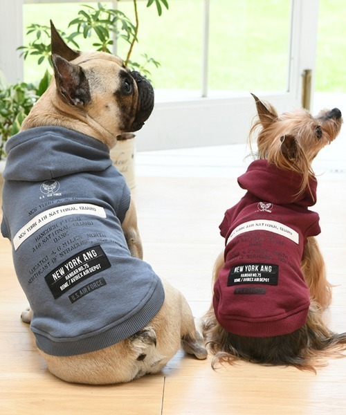 AVIREX/A.N.Gパッチ&プリントパーカー(ペットウェア)|AVIREX(アヴィレックス) AVIREX/A.N.Gパッチ&プリントパーカー(ペットウェア)|AVIREX(アヴィレックス)