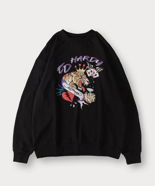 Ed Hardy(エドハーディー)の「【Ed Hardy/エド・ハーディー】グラフィックプリントスウェット/バックプリント/アームプリント/ビッグシルエット(スウェット・メンズ・グリーン系その他3/グリーン系その他/ブルー系その他/ブラック系その他/ブルー/グリーン/ブラック/グリーン系その他2/ブラック系その他2/イエロー/イエロー系その他・L/M)」の15枚目の写真