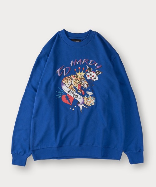 Ed Hardy(エドハーディー)の「【Ed Hardy/エド・ハーディー】グラフィックプリントスウェット/バックプリント/アームプリント/ビッグシルエット(スウェット・メンズ・グリーン系その他3/グリーン系その他/ブルー系その他/ブラック系その他/ブルー/グリーン/ブラック/グリーン系その他2/ブラック系その他2/イエロー/イエロー系その他・L/M)」の17枚目の写真
