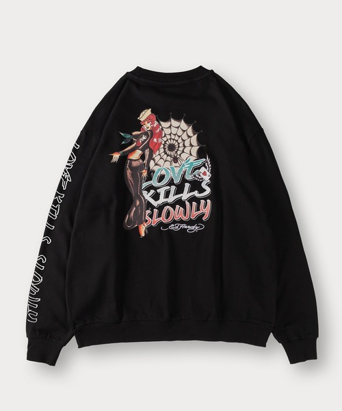 Ed Hardy(エドハーディー)の「【Ed Hardy/エド・ハーディー】グラフィックプリントスウェット/バックプリント/アームプリント/ビッグシルエット(スウェット・メンズ・グリーン系その他3/グリーン系その他/ブルー系その他/ブラック系その他/ブルー/グリーン/ブラック/グリーン系その他2/ブラック系その他2/イエロー/イエロー系その他・L/M)」の19枚目の写真