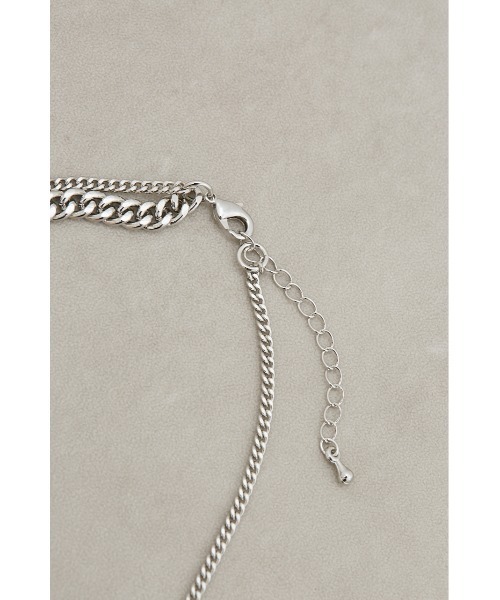 AZUL by moussy（アズールバイマウジー）の「アシンメトリーチェーンコンビネーションネックレス（ネックレス・レディース・ゴールド系その他/シルバー・FREE）」の3枚目の写真