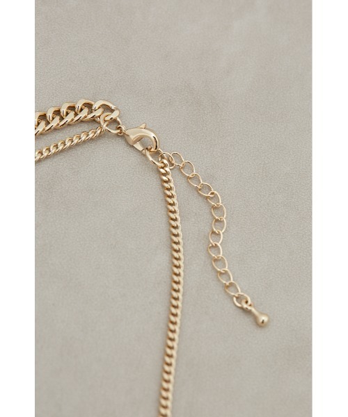 AZUL by moussy（アズールバイマウジー）の「アシンメトリーチェーンコンビネーションネックレス（ネックレス・レディース・ゴールド系その他/シルバー・FREE）」の8枚目の写真