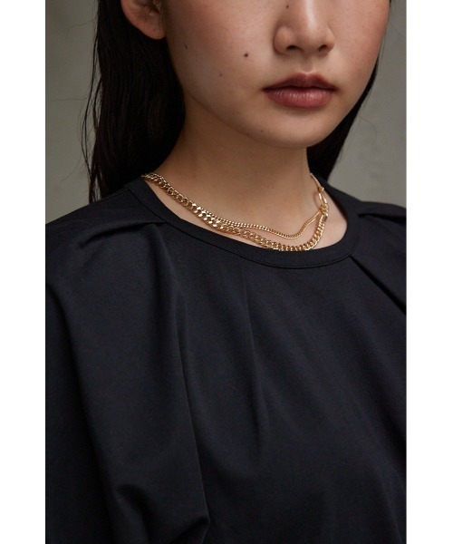 AZUL by moussy（アズールバイマウジー）の「アシンメトリーチェーンコンビネーションネックレス（ネックレス・レディース・ゴールド系その他/シルバー・FREE）」の9枚目の写真