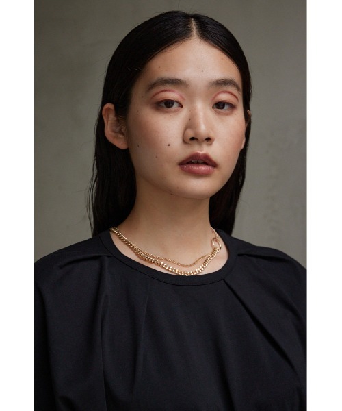 AZUL by moussy（アズールバイマウジー）の「アシンメトリーチェーンコンビネーションネックレス（ネックレス・レディース・ゴールド系その他/シルバー・FREE）」の10枚目の写真