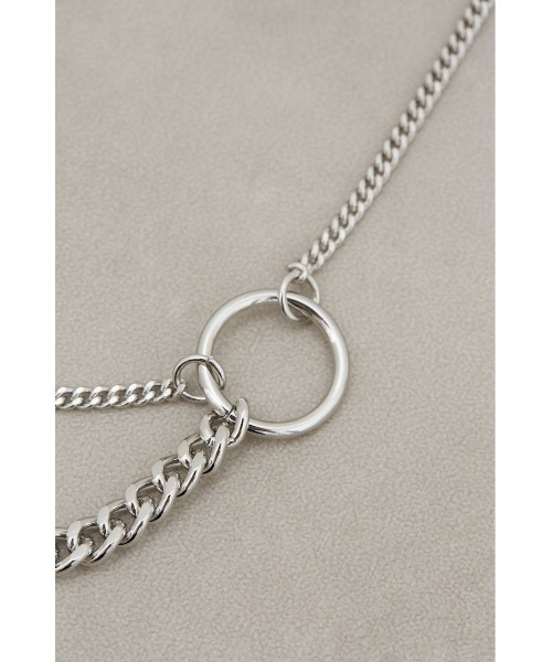 AZUL by moussy（アズールバイマウジー）の「アシンメトリーチェーンコンビネーションネックレス（ネックレス・レディース・ゴールド系その他/シルバー・FREE）」の12枚目の写真