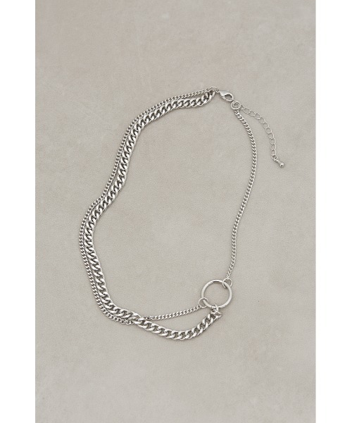 AZUL by moussy（アズールバイマウジー）の「アシンメトリーチェーンコンビネーションネックレス（ネックレス・レディース・ゴールド系その他/シルバー・FREE）」の14枚目の写真