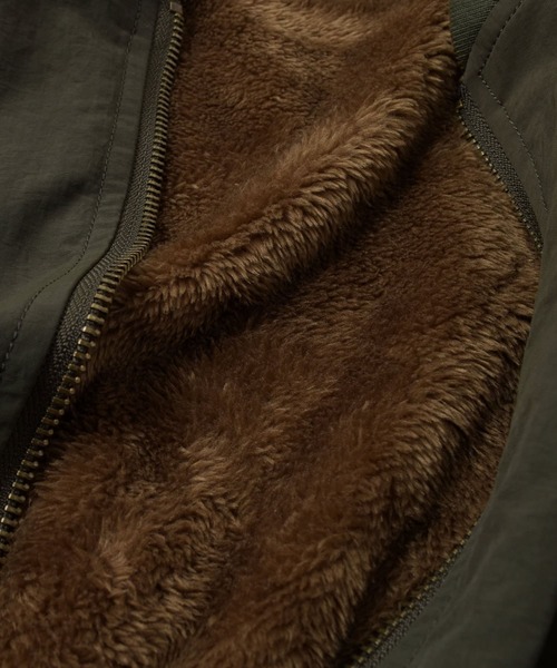 GLAZOS（グラソス）の「【リバーシブル】裏ボア・MA-1（ブルゾン・キッズ・カーキ/ブラック・140cm/150cm/160cm/170cm）」の17枚目の写真