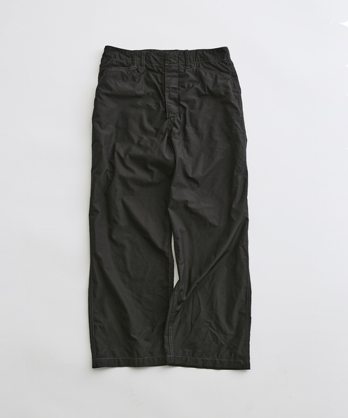ADAM ET ROPE'(アダムエロペ)の「《High Press Dyeing》シャンブレー タフタ ワイドス トレート パンツ / セットアップ対応(その他パンツ・メンズ・レッド系その他4/ブラック系その他/チャコールグレー・L/M)」の16枚目の写真