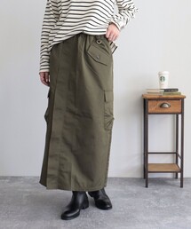 【GEVACO/ゲバコ】カーゴロングスカート