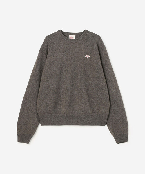 DANTON（ダントン）の「DANTON | ラムウール クルーネックニットプルオーバー WOMEN（ニット/セーター・レディース・ブラック/オートミール/イエロー/グレイッシュベージュ/オレンジ/ライトグレー/レッド・38/36）」の22枚目の写真