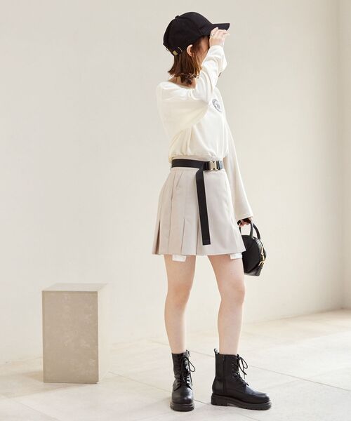 MAJESTIC LEGON（マジェスティックレゴン）の「アソートロゴTシャツ（Tシャツ/カットソー・レディース・アイボリー/ピンク系その他2/ホワイト系その他2・MEDIUM）」の14枚目の写真