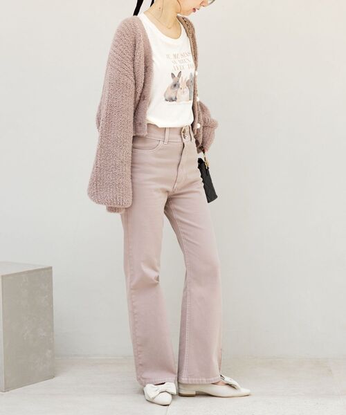 MAJESTIC LEGON（マジェスティックレゴン）の「アソートロゴTシャツ（Tシャツ/カットソー・レディース・アイボリー/ピンク系その他2/ホワイト系その他2・MEDIUM）」の22枚目の写真