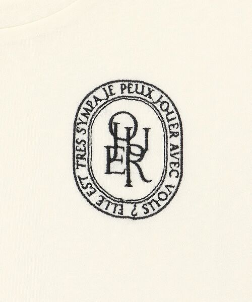 MAJESTIC LEGON（マジェスティックレゴン）の「アソートロゴTシャツ（Tシャツ/カットソー・レディース・アイボリー/ピンク系その他2/ホワイト系その他2・MEDIUM）」の10枚目の写真