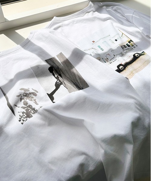 LE MORE(リモア)の「オーバーサイズフォトプリントロンT(Tシャツ/カットソー・レディース・ホワイト系その他/ホワイト系その他2・FREE)」の9枚目の写真