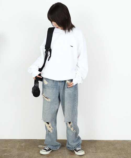 PENNEYS（ぺニーズ）の「PENNEYS/ペニーズ  THE FOX CREW SWEAT スウェット（スウェット・メンズ・レッド/ダークグリーン/チャコール/ブラック/ワインレッド/ネイビー/アッシュグレー/サンドベージュ/ホワイト・XL/M/L/S）」の14枚目の写真