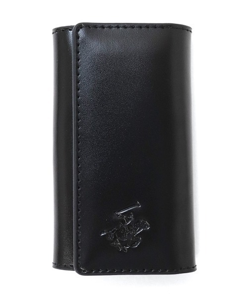 BEVERLY HILLS POLO CLUB（ビバリーヒルズポロクラブ）の「【Beverly Hills Polo Club/ビバリーヒルズポロクラブ】ワンポイントポニー レザーキーケース（ボタン開閉）（キーケース/キーアクセサリー・メンズ・ブラック/ネイビー/グリーン/ブラック系2/ブラック系1/ダークブラウン・FREE）」の22枚目の写真