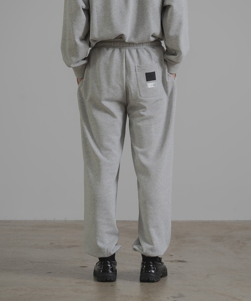 KUUUPY（クーピー）の「KUUUPY × Nagatsuka  蛙刺繍裏毛スウェットパンツ（スウェットパンツ・メンズ・グレー/ブラック・LARGE/SMALL/MEDIUM）」の12枚目の写真