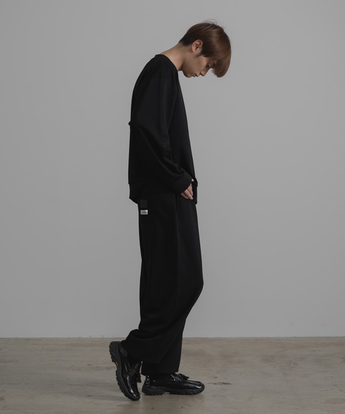 KUUUPY（クーピー）の「KUUUPY × Nagatsuka  蛙刺繍裏毛スウェットパンツ（スウェットパンツ・メンズ・グレー/ブラック・LARGE/SMALL/MEDIUM）」の18枚目の写真