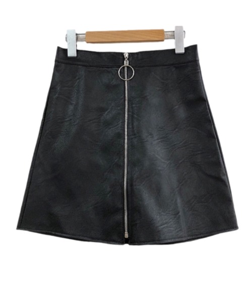 SHEENA(シーナ)の「エコレザーリングジップミニスカート(スカート・レディース・ブラック・L/S/M)」の15枚目の写真