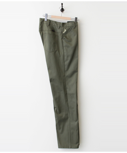 ROTAR(ローター)の「Note Embroidery Work Pants / ワークパンツ(チノパンツ・メンズ・ブラウン/ネイビー/ブラック/カーキ・LARGE/MEDIUM)」の4枚目の写真