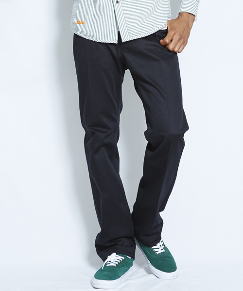 ROTAR(ローター)の「Note Embroidery Work Pants / ワークパンツ(チノパンツ・メンズ・ブラウン/ネイビー/ブラック/カーキ・LARGE/MEDIUM)」の2枚目の写真