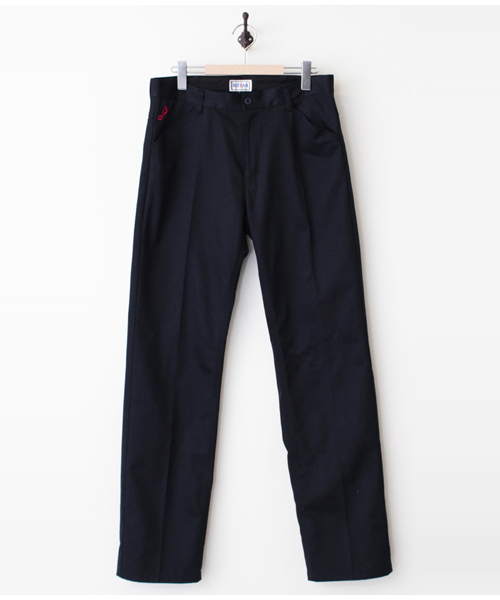 ROTAR(ローター)の「Note Embroidery Work Pants / ワークパンツ(チノパンツ・メンズ・ブラウン/ネイビー/ブラック/カーキ・LARGE/MEDIUM)」の5枚目の写真